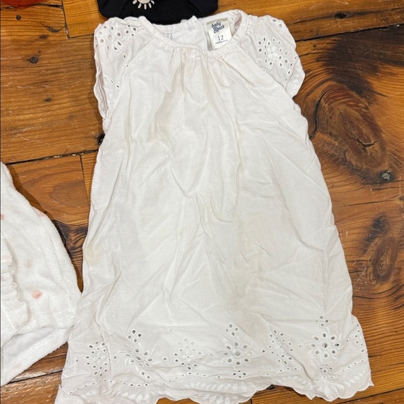 Baby Girl bundle of swimsuit onsies shorts dresses size 12 months - Picture 7 of 14